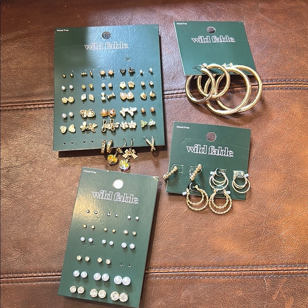 Wild Fable Gold Earring Collection bundle